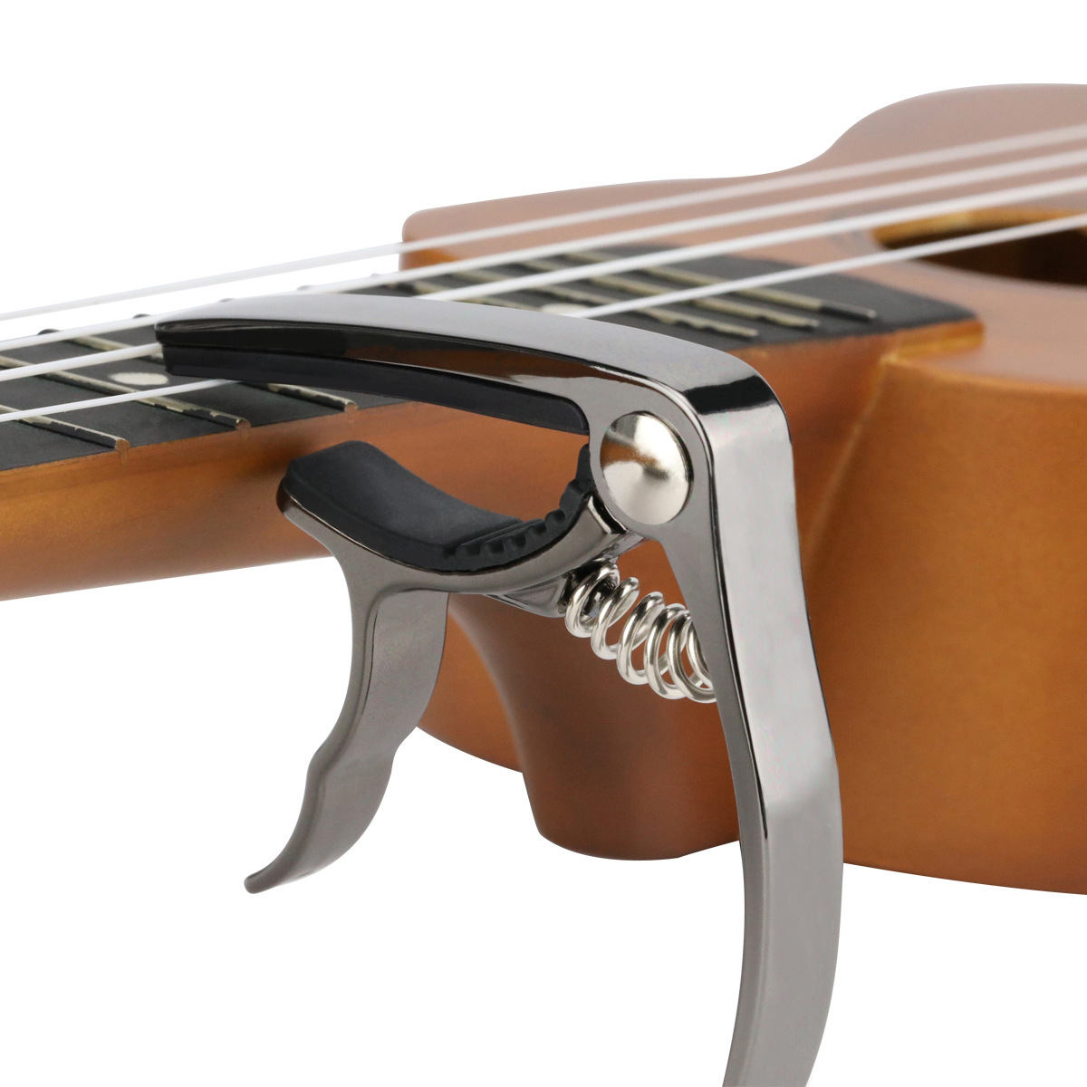 汇典厂家直销锌合金变调夹金属变调夹民谣古典吉他通用oem贴牌