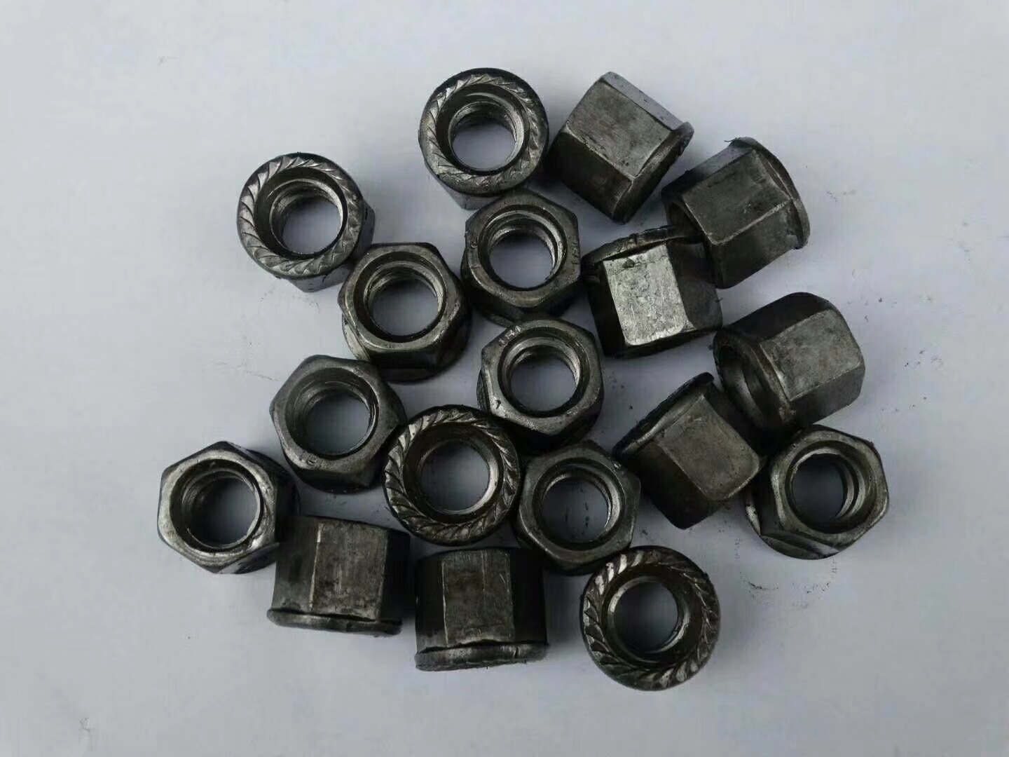 厂家直销高强止水螺杆螺母加厚六角法兰面螺母 高强螺母高强螺杆