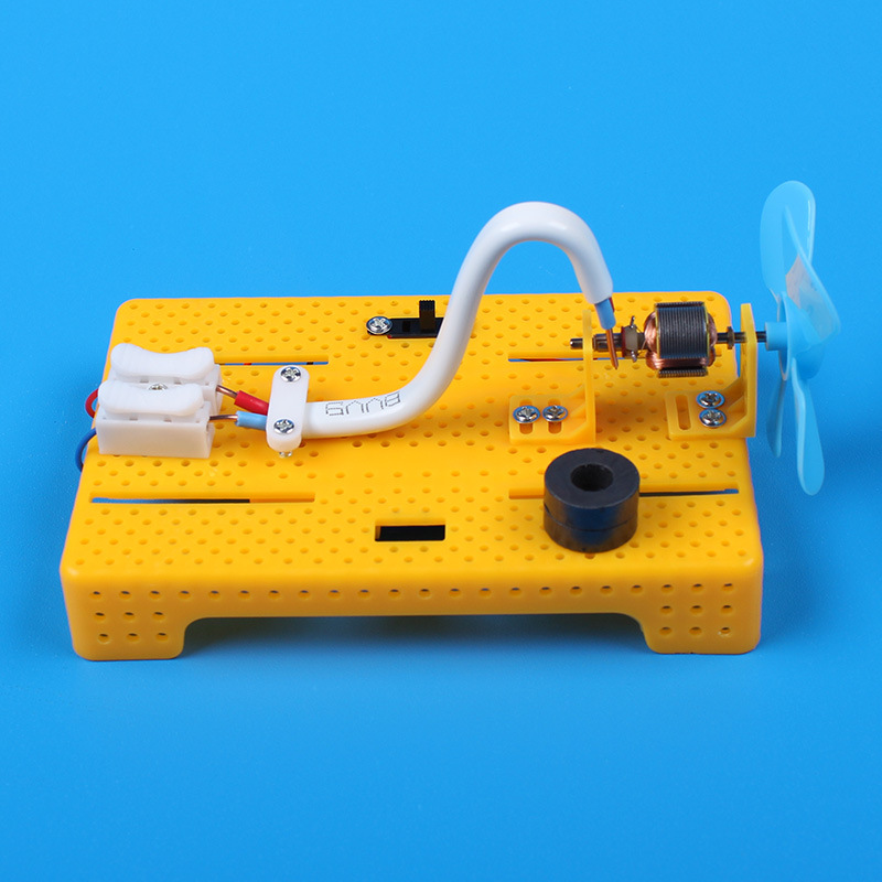 悠悠鱼科学实验玩具自制电动机模型益智科技小实验模型直流电机