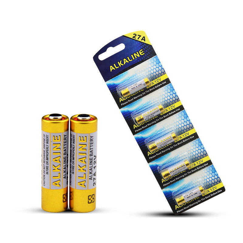 正品27a12v电池防盗器门铃遥控器电池电动卷闸门点读笔小电池批发