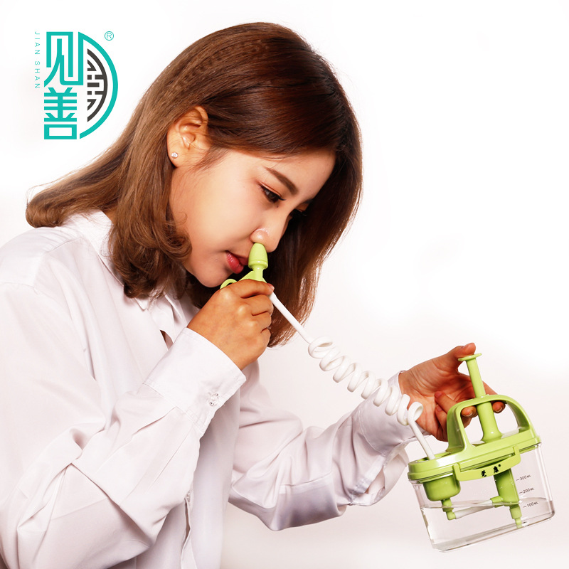 厂家手动洗鼻器家用鼻腔冲洗医用级手动洗鼻器现货批发