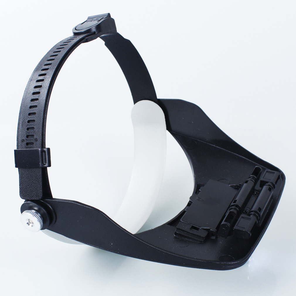 mg81001-a头戴式放大镜带灯led镜片老年人阅读维修鉴定放大镜5179