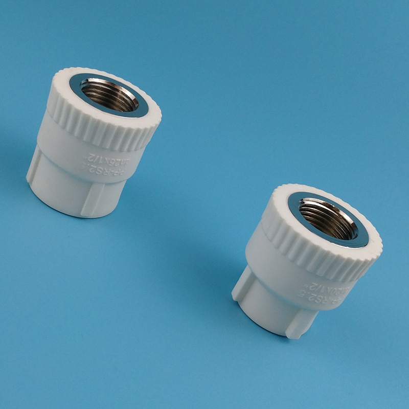 pp-r内丝直接ppr内丝牙阴螺纹接头直通ppr家装冷热水管件s25*1/2f