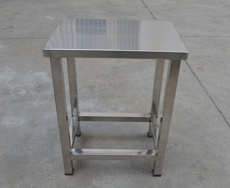 不锈钢凳子304加厚方凳工作凳洁净无尘车间长凳子厂家