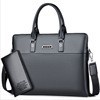 Leatherware factory new pattern portable Briefcase man Single Shoulder Satchel Hand carry Computer package wholesale customized Leatherware factory new pattern portable Briefcase man Single Shoulder Satchel Hand carry Computer package wholesale customized