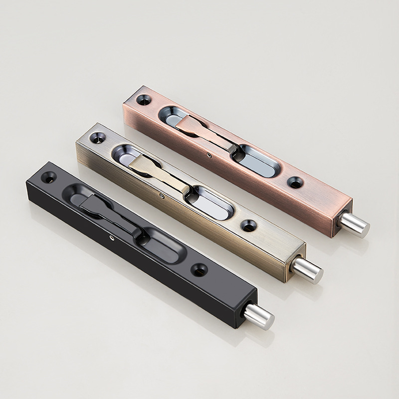 插销插销锁插销304不锈钢双开门插销大门插销木门暗装门栓门插