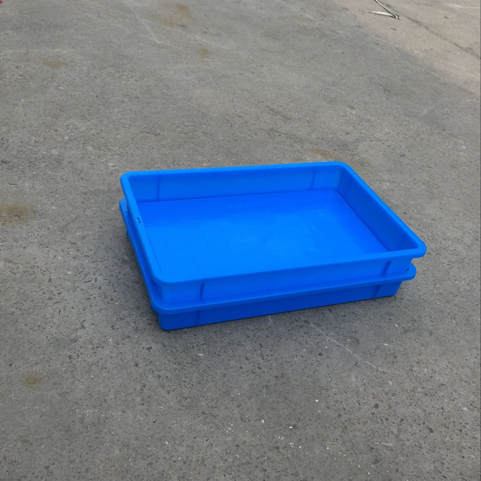 塑料2号方盘塑胶长方形胶盆聚丙烯电子元件盒批发