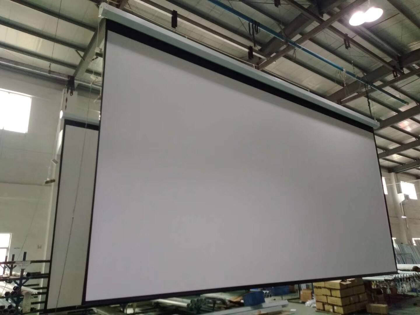 厂家直发超大帆布可折叠电影幕布简易幕布投影仪幕布户外流动电影150