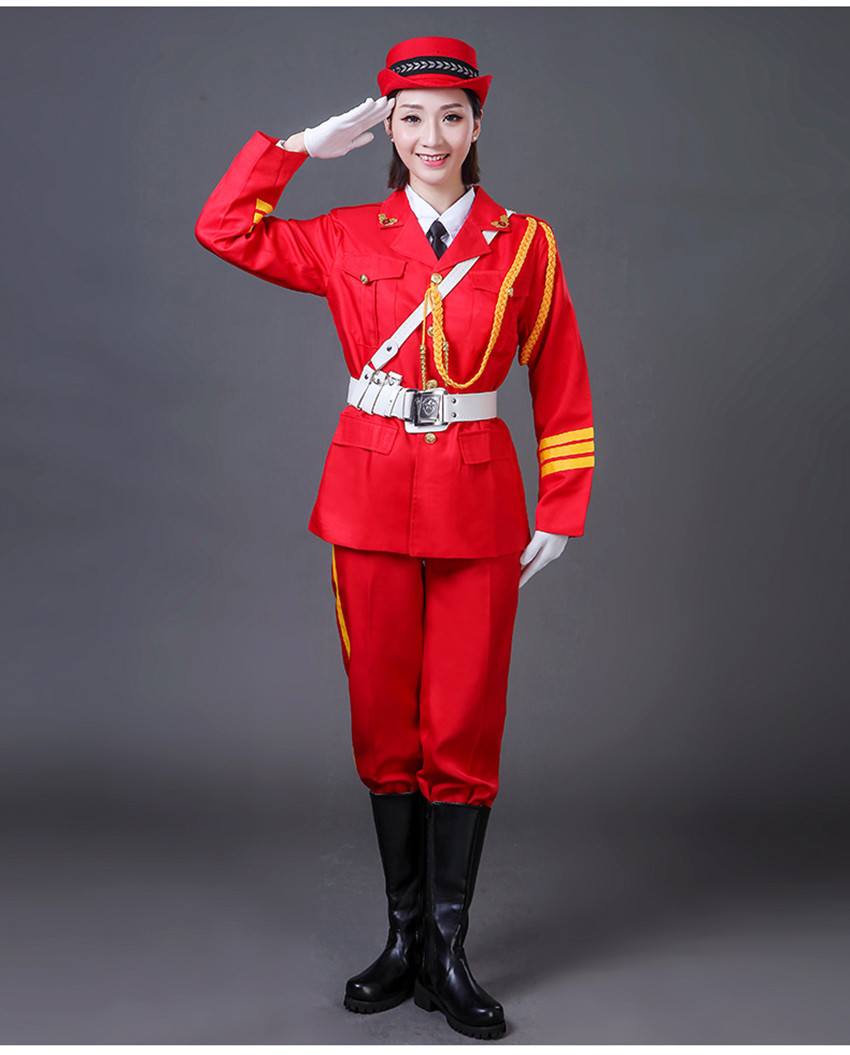 中生学生升旗手服装国旗班仪仗队礼服学校升旗服装管乐队服装成人
