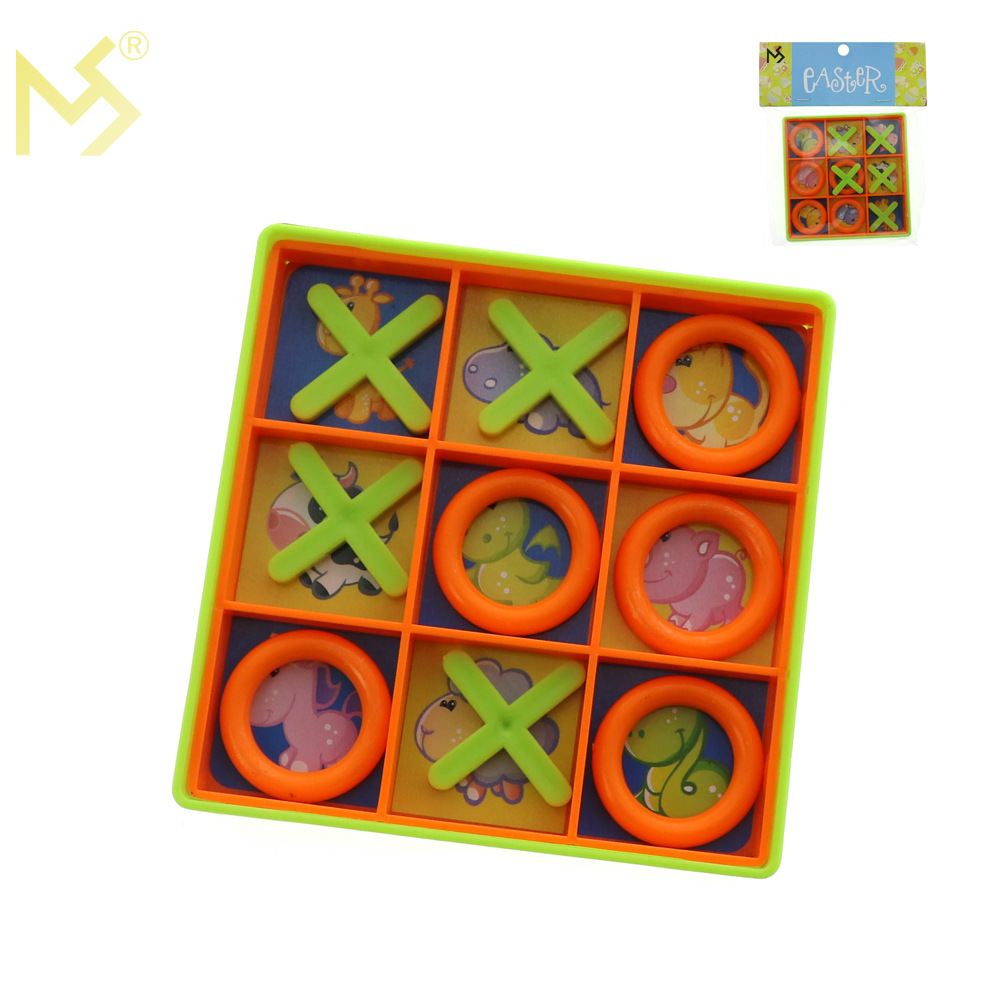 节日派对游戏玩具 儿童互动益智九宫棋玩具 塑料井字棋