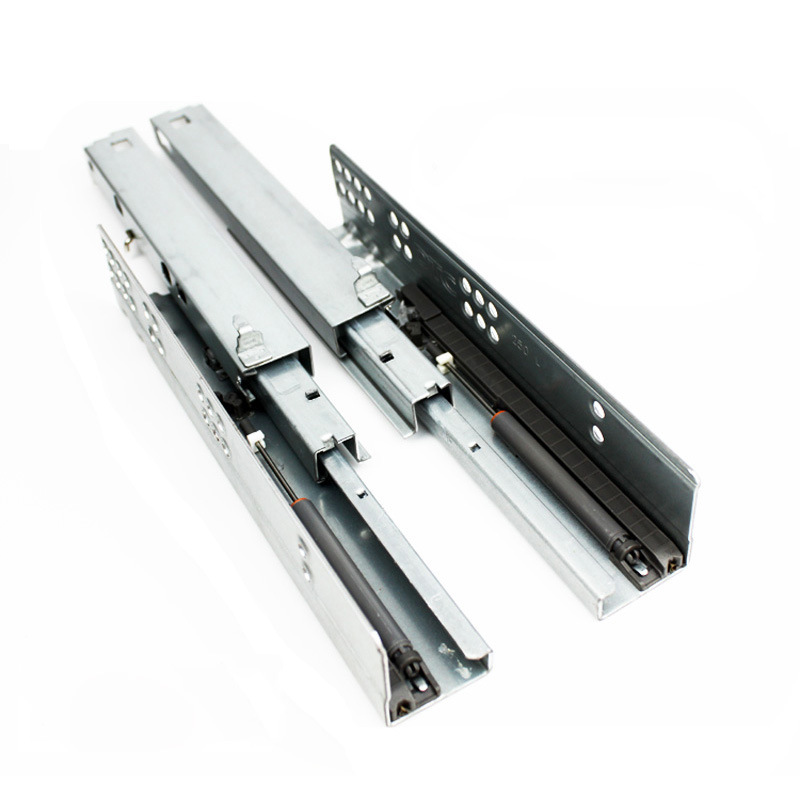 东泰dtc阻尼轨道ss10三节全拉出抽屉滑轨隐藏式缓冲导轨滑轨热销