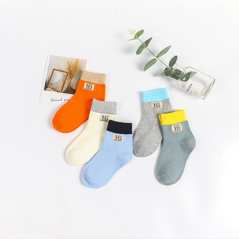 Strict Selection Children's Socks Children's Socks Japanese Style Spring Cartoon Thin Cotton Socks Baby Boys and Girls Tube Socks Zhuji Children's Socks Wholesale