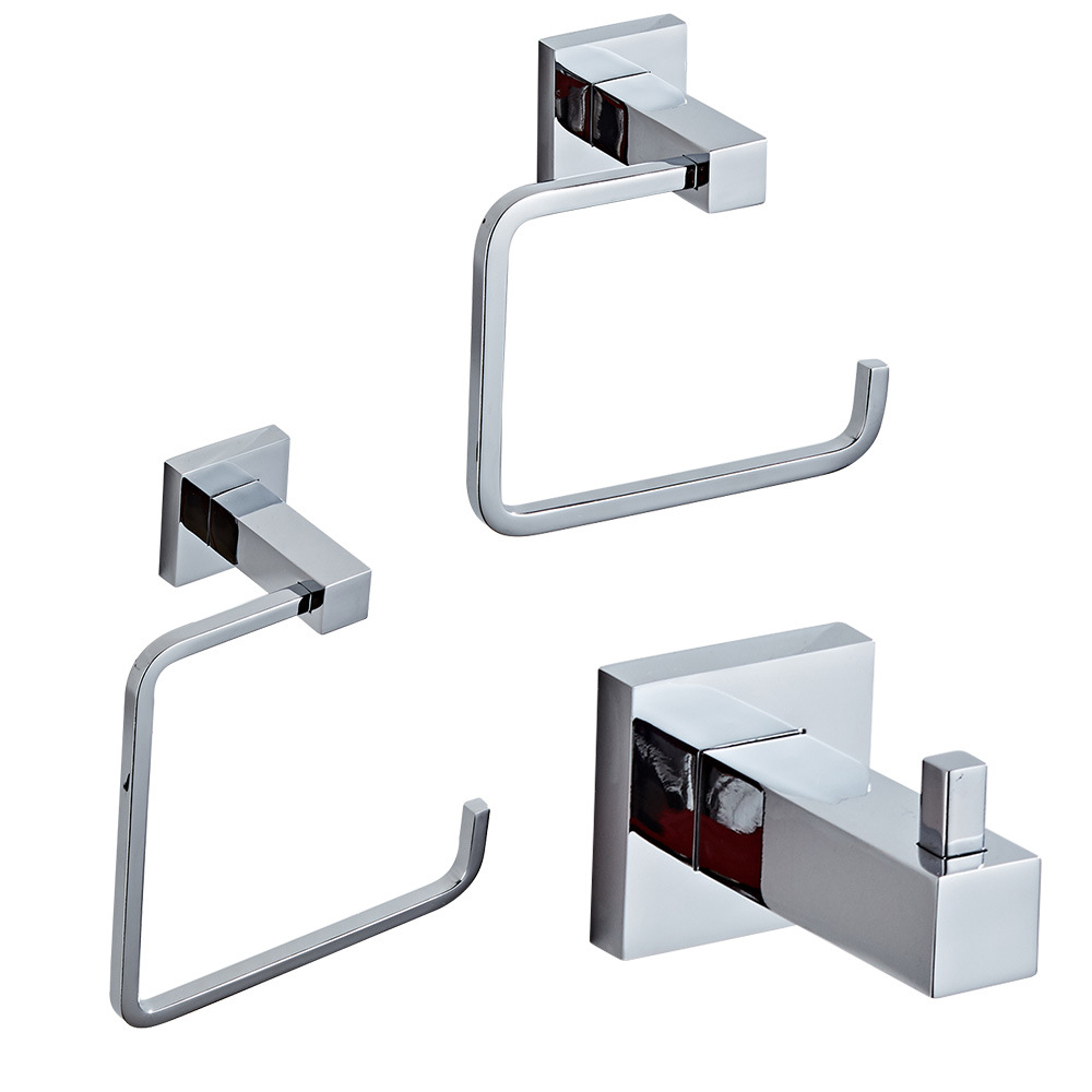 厂家直销不锈钢纸巾架套装浴室毛巾架卫生间厕纸架卫浴五金挂件