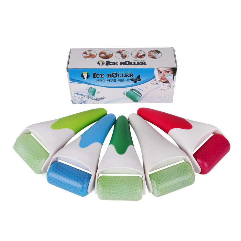 韩国冰滚轮ice roller 脸部按摩 滚轮微针冰敷按摩修复 冰冻滚轮