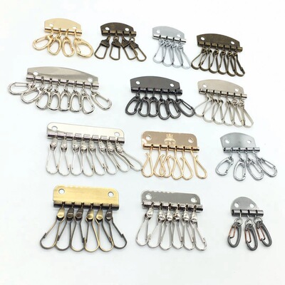 供应带q字钥匙排/带圈珠胆扣钢线钥匙排款式新颖欢迎订购