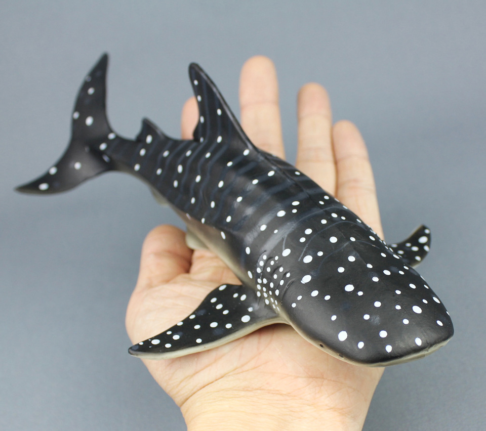 外贸亚马逊速卖通仿真大鲸鲨实心海洋生物模型儿童男孩玩具摆件