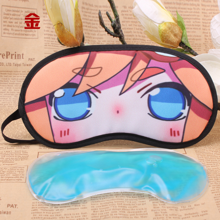 动漫眼罩冰袋 热卖干物妹小埋个性冰眼罩冷热敷缓解眼疲劳护眼罩