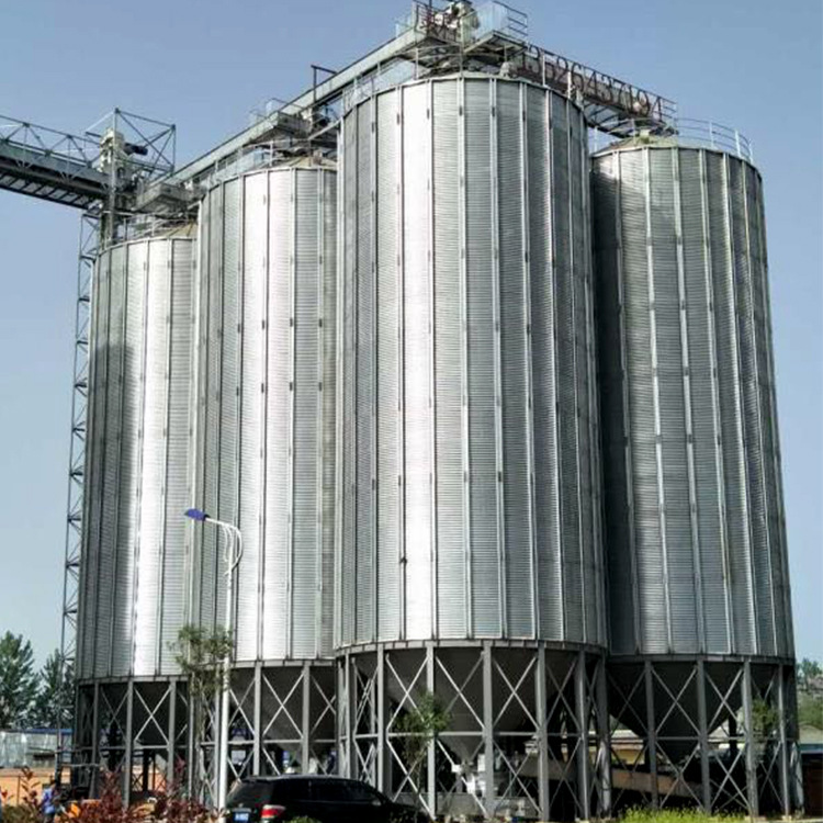 新型粮食立筒仓 储存小麦大豆高粱储粮仓 热镀锌板材质