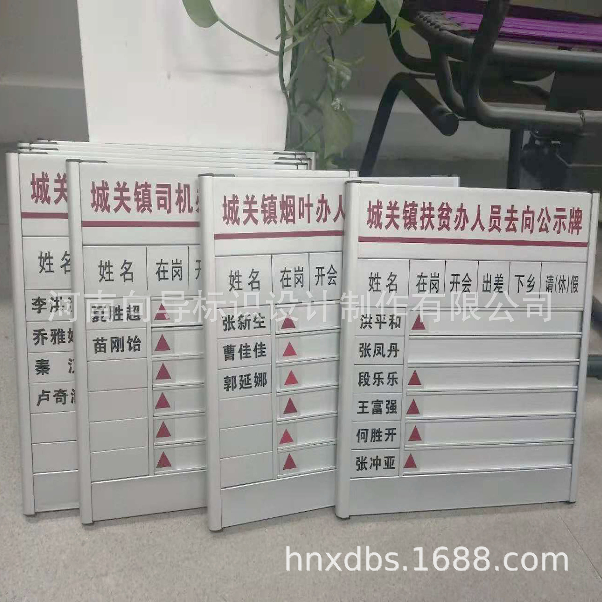 人员公示牌去向牌