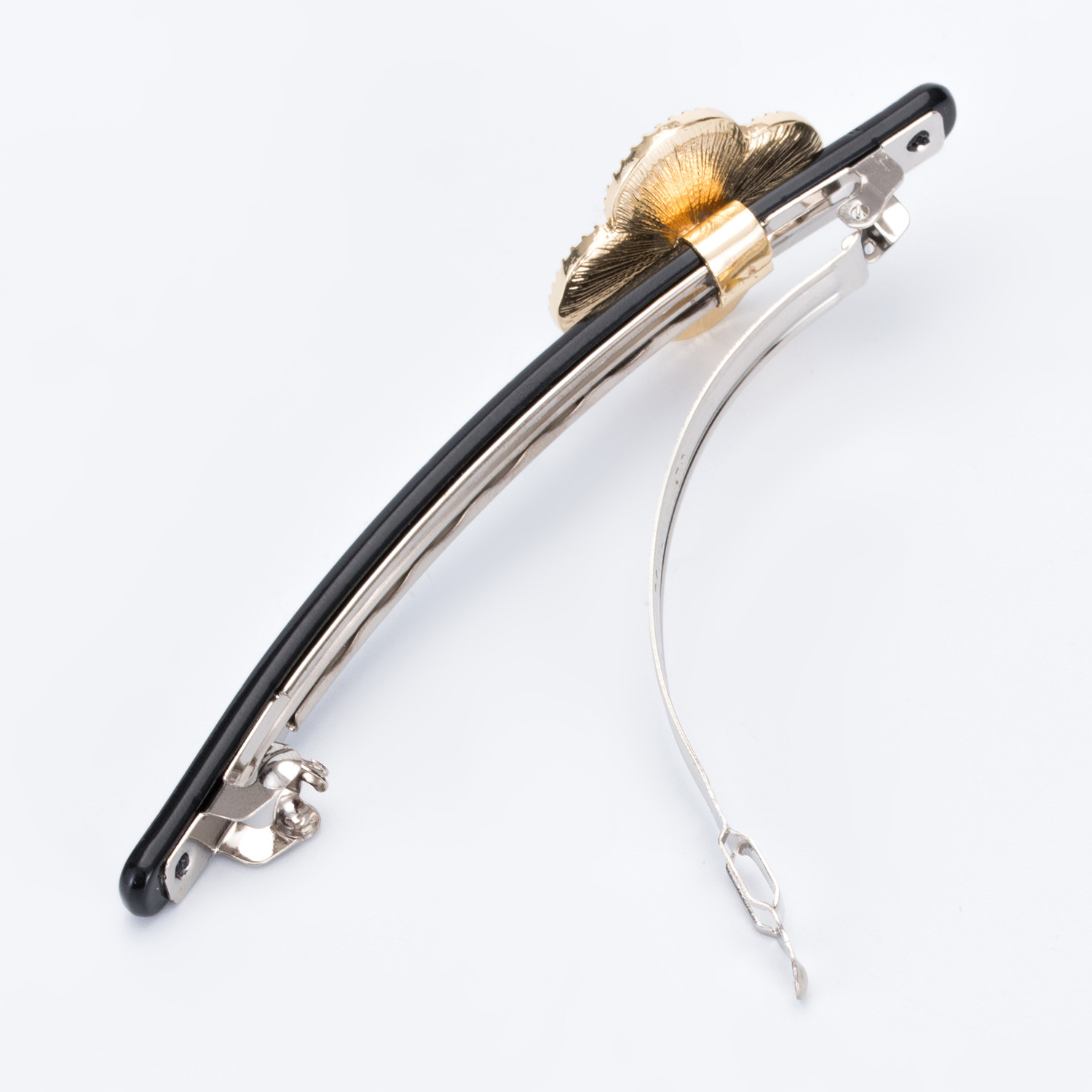 夹子头饰四叶草发夹韩国成人百搭顶夹优雅简约弹簧夹边夹饰品发卡