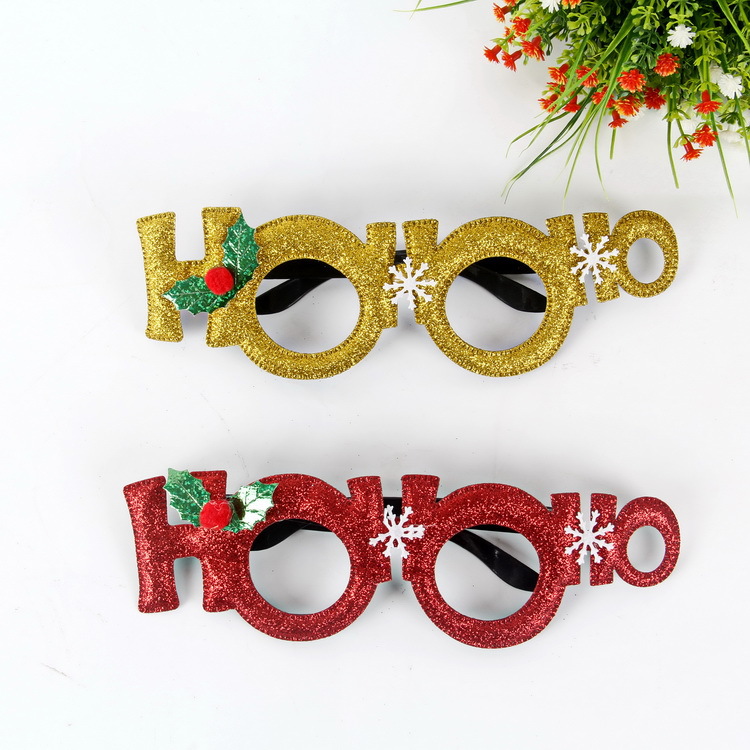 New Christmas Decoration Glasses Adult Christmas Gifts for Children Holiday Supplies Party Creative Glasses Frame Wholesale