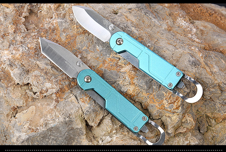 可议价批发三刃木折叠小刀户外随身迷你刀具多功能野外求生防身刀