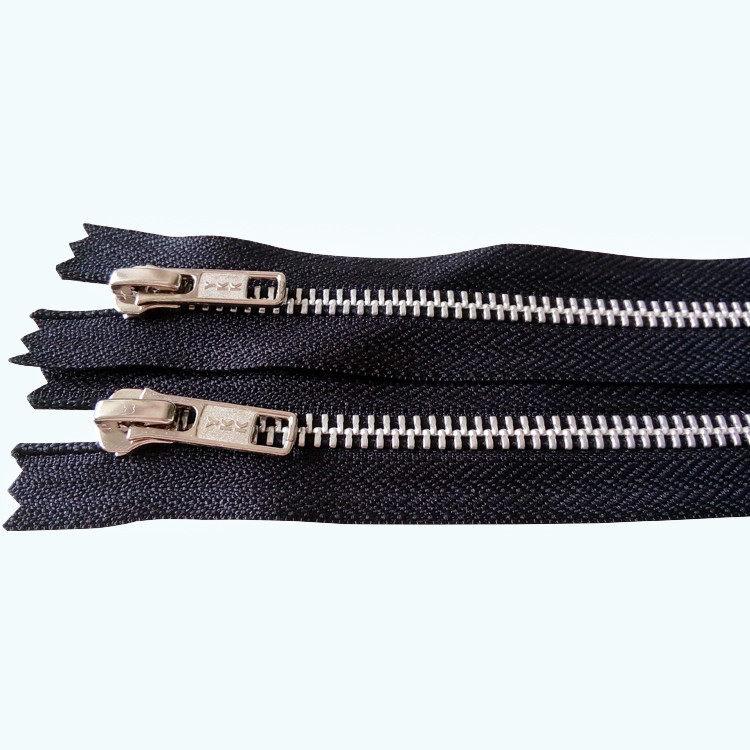 正品ykk吉田5号金属铝牙银色开口拉链多种规格可定服装门襟拉链