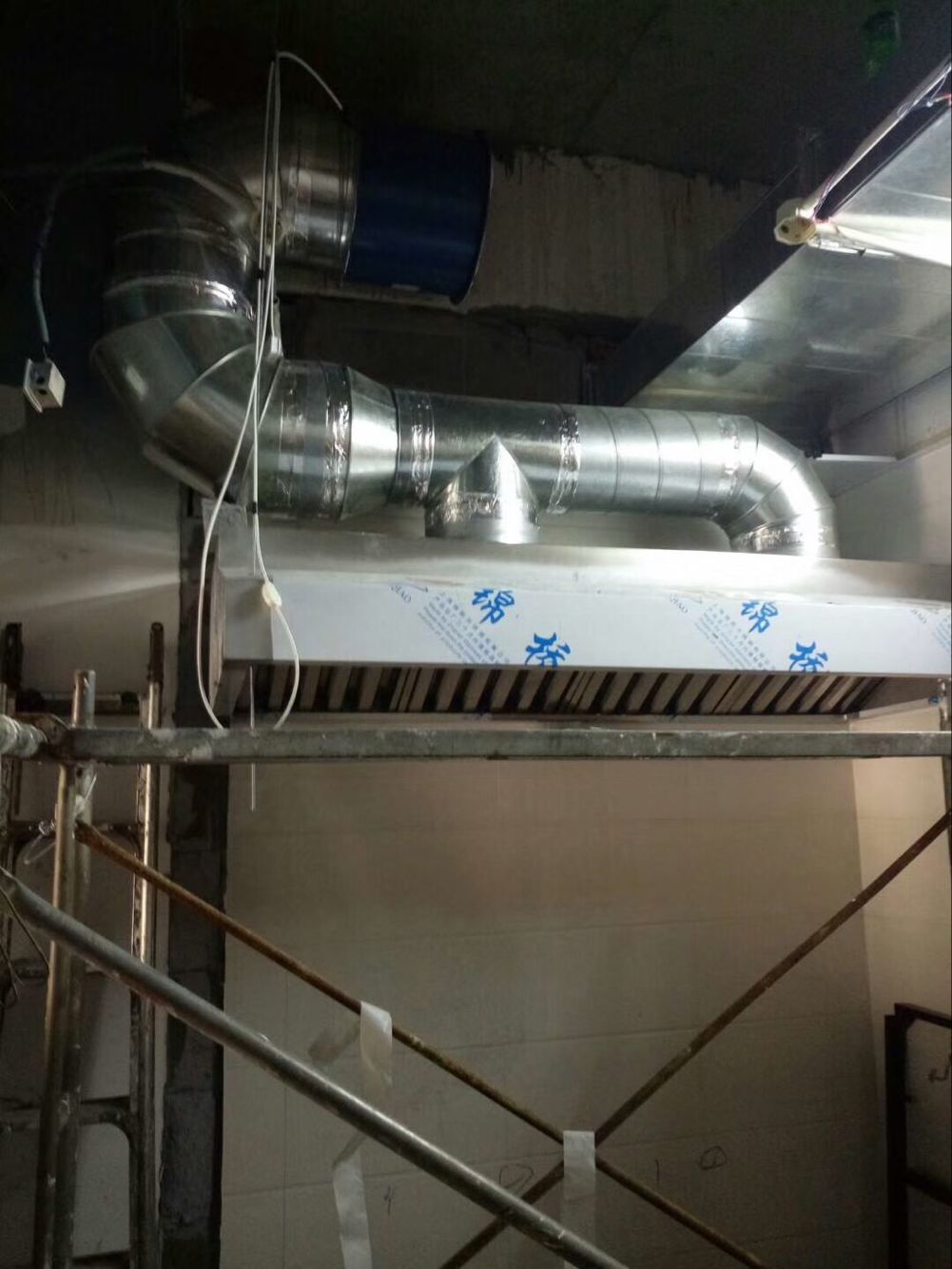 不锈钢排烟罩油烟罩商用排烟机酒店食堂饭店不锈钢简易抽油烟机