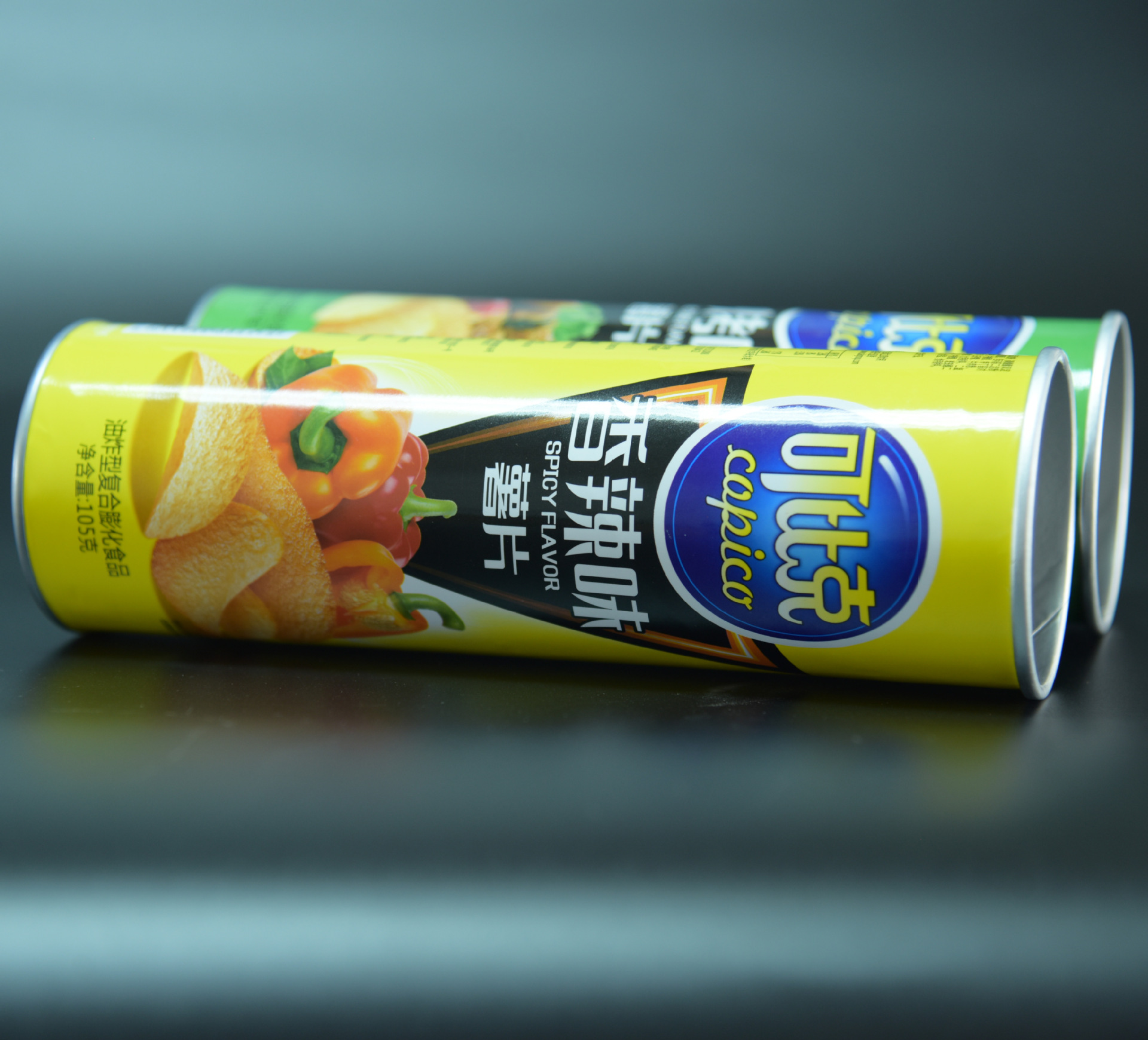 广东江门厂家直销大号精美薯片纸罐螺旋式的休闲食品包装圆筒包装