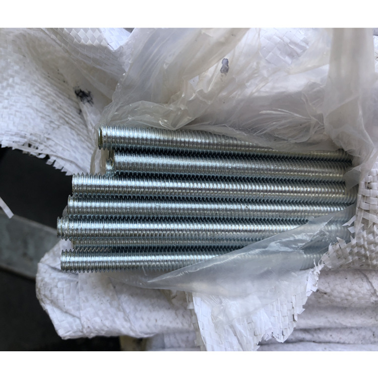 镀锌螺杆 1米2米3米丝杆 全牙丝杆 牙条 国标全牙螺杆牙杆m10牙杆
