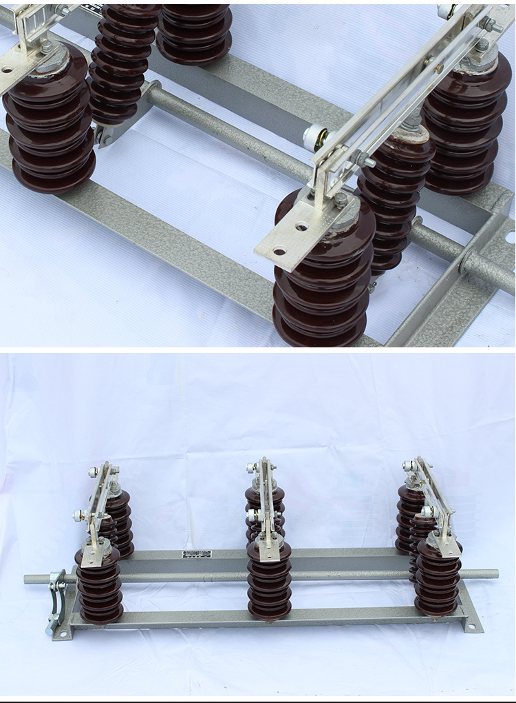 10kv高压隔离开关gw1-12g/630a户外三相隔离开关隔离刀闸
