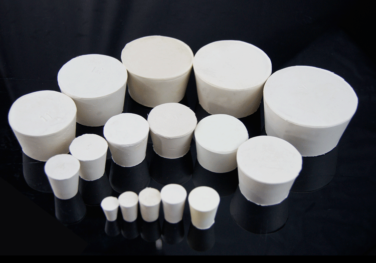 4# 白胶塞 50个/kg 橡胶塞 堵头 烧瓶塞 试管塞 橡皮塞