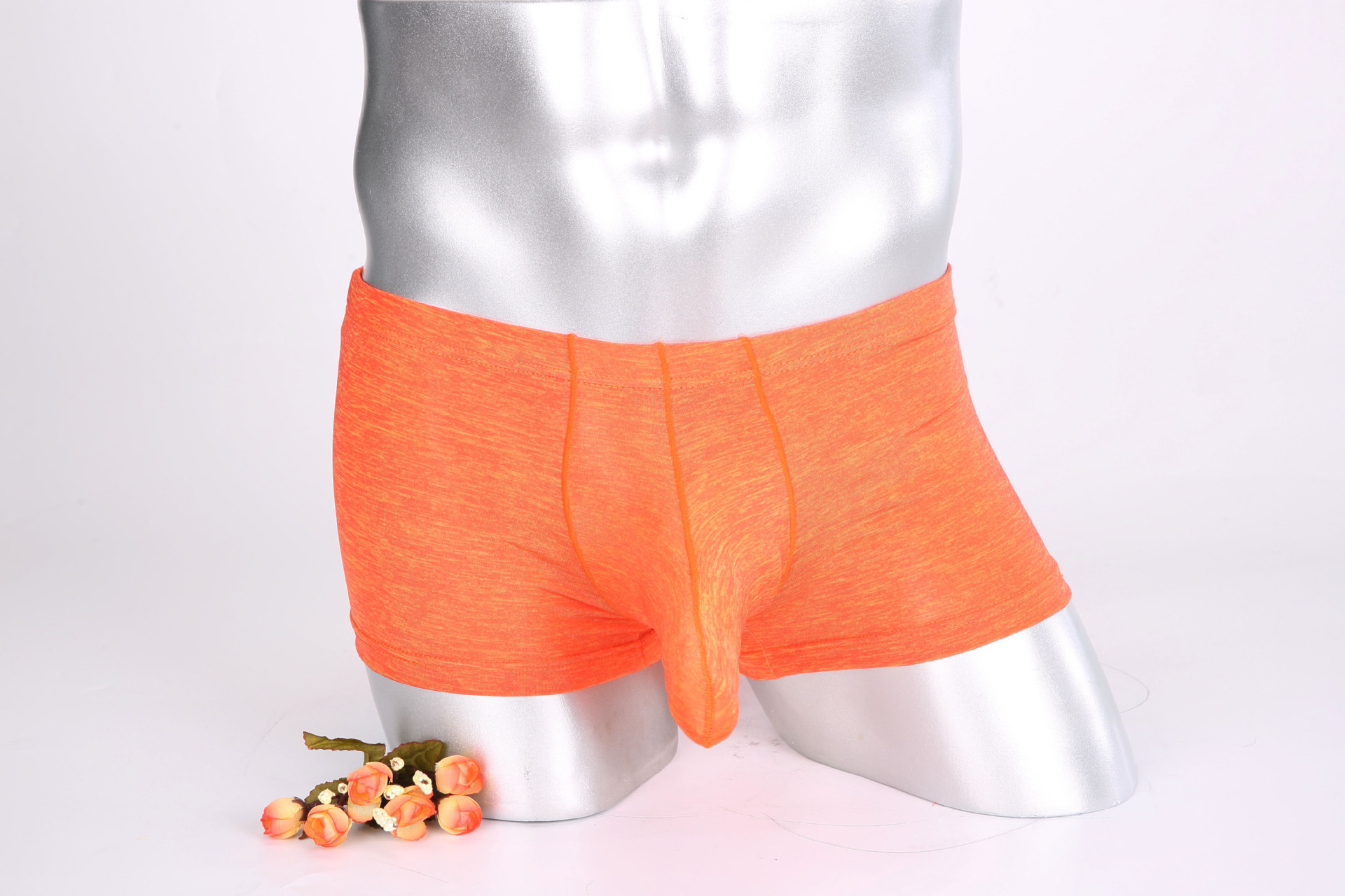 男士内裤 枪弹分离性感涤棉平角大象鼻内裤套jj平角男飞机内裤