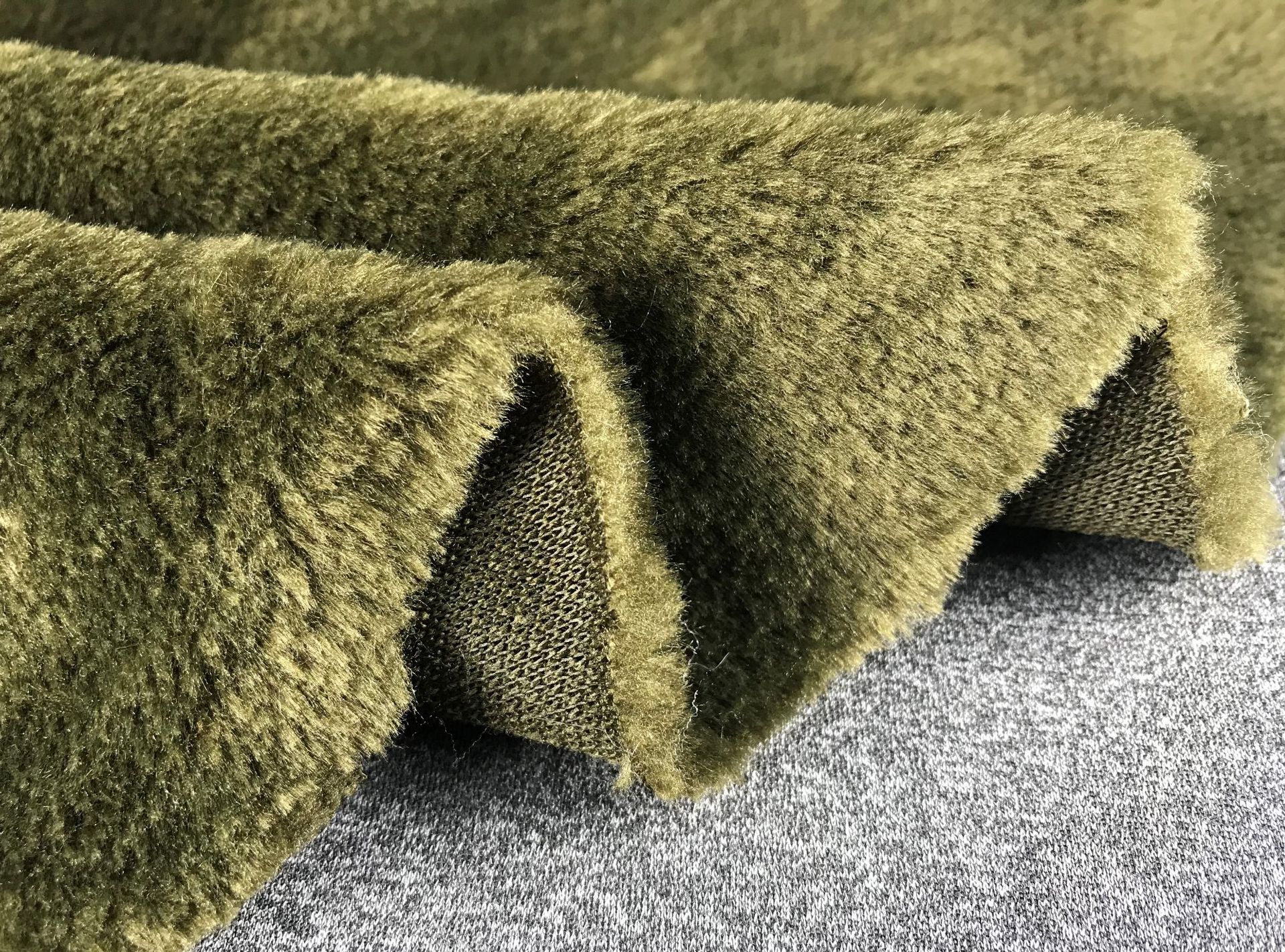 现货 经编600g无光超柔平毛 平剪毛 仿兔毛 纯色服装鞋材毛绒面料