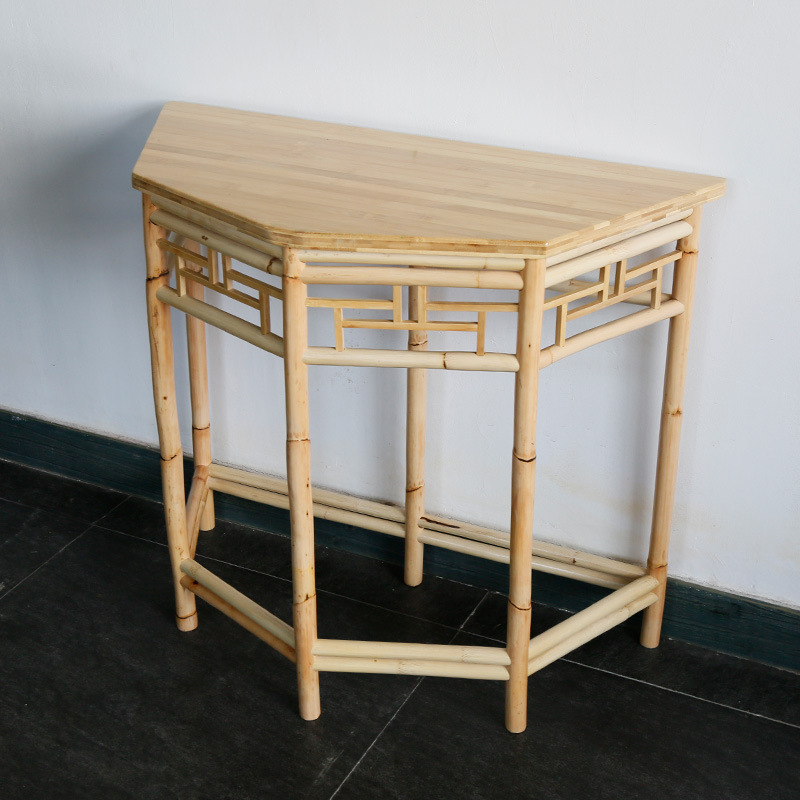 竹桌子 简约小桌子 竹藤中式茶几 休闲场所竹子藤艺制品 厂家直销