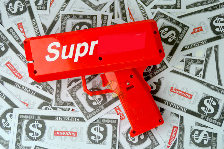 喷枪_money撒钱枪 美金 喷钱枪 吐钞票玩具枪 supreme