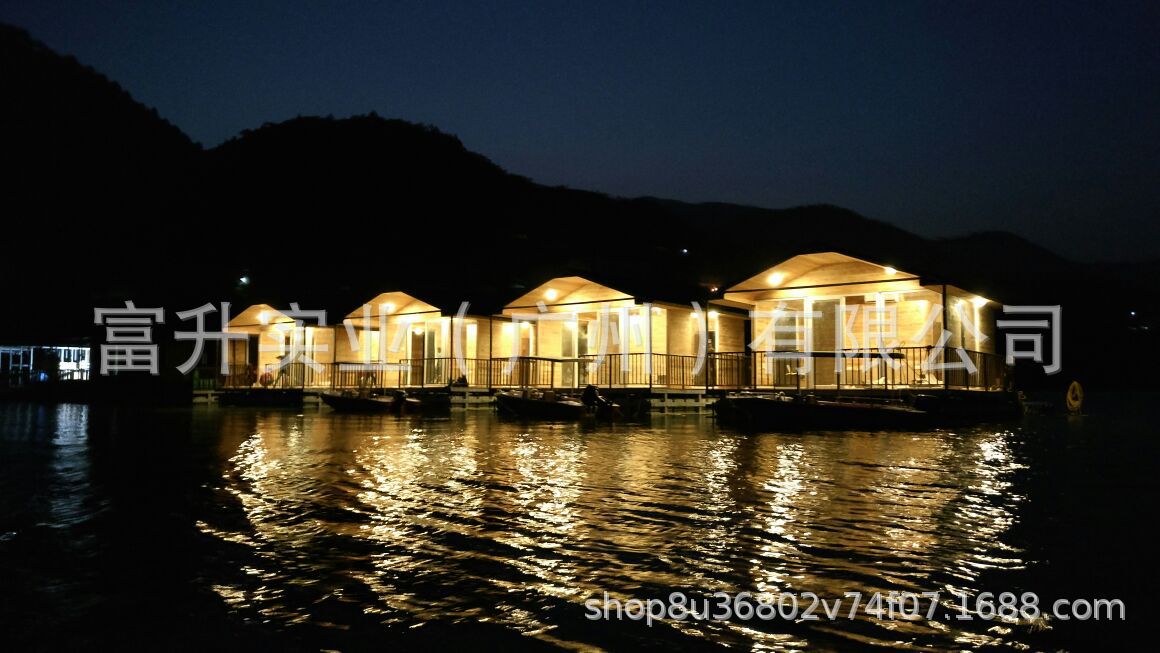 高稳定性水上餐厅浮台景区休闲娱乐浮筒平台游船码头工程浮筒