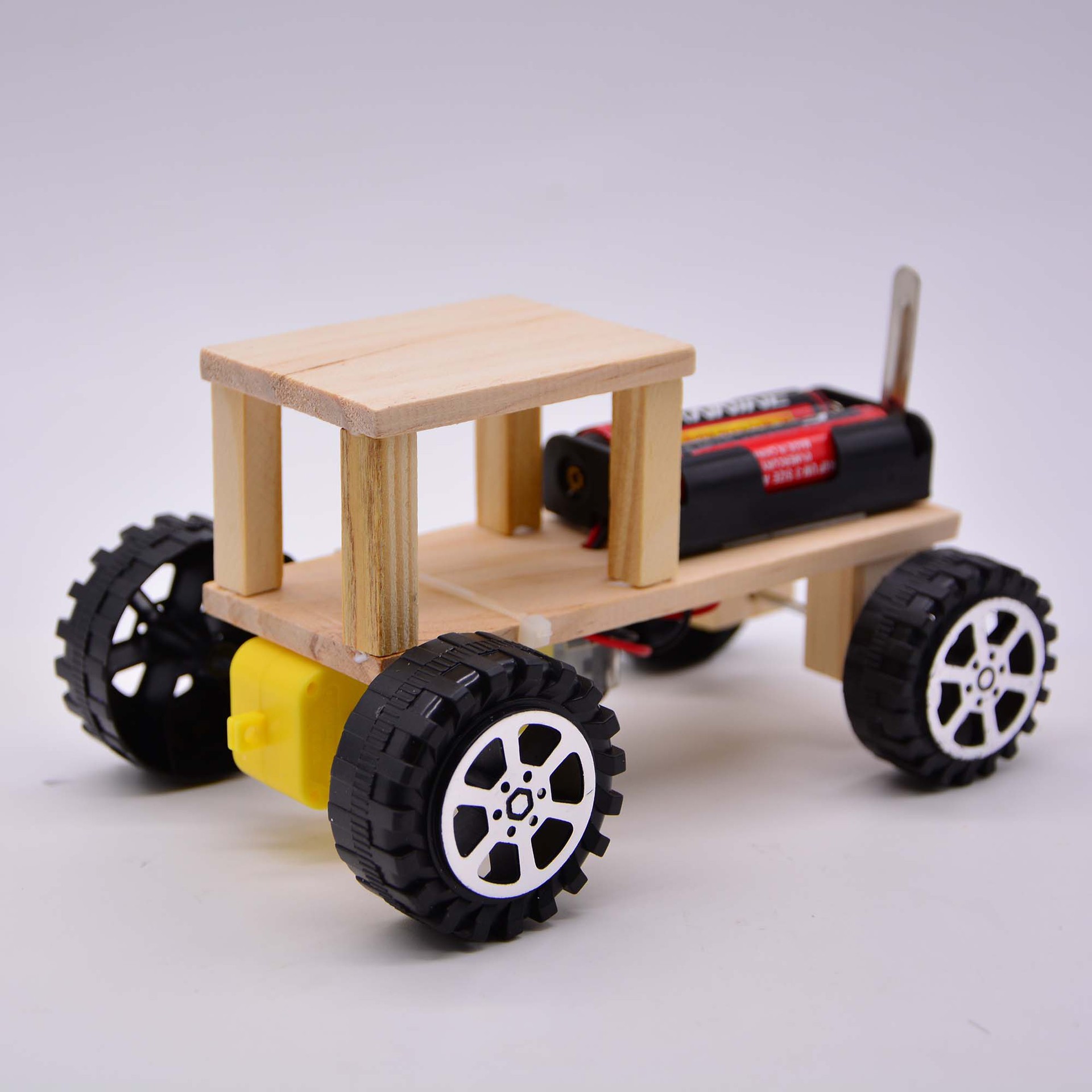 电卡车学生创新科技小制作发明电动拼装科学实验玩具diy手工材料