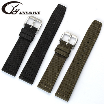 尼龙表带帆布表带适配iw万g 飞行员葡萄牙 柏涛菲诺系列手表带 20