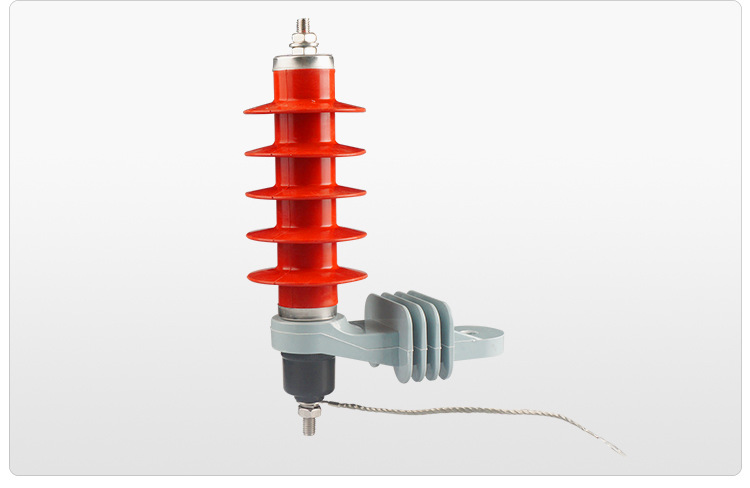 10kv高压户外配电一体式防雷器hy5ws-17/50dl-t 氧化锌避雷器
