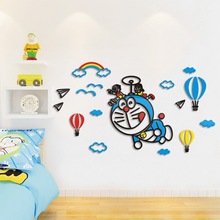 卡通哆啦A梦叮当猫亚克力3D立体墙贴儿童房幼儿园墙壁床头装饰品
