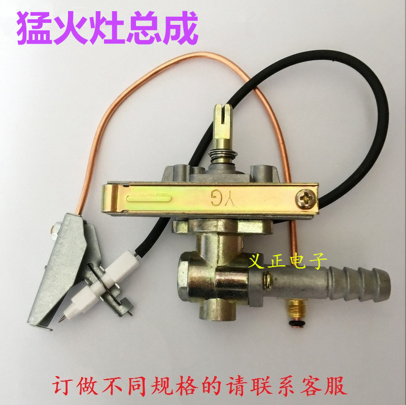 燃气灶平扒炉手抓饼机商用点火总成炒灶点火器煲仔炉炒炉点火开关