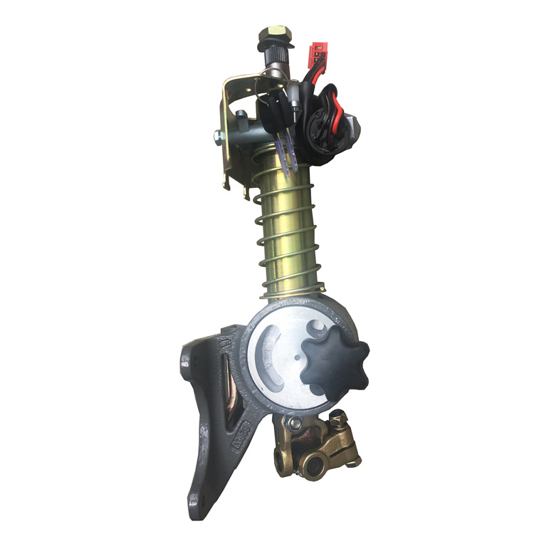 重汽豪沃方向管柱总成钥匙启动开关方向盘转向轴支架howo配件