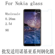 2018批发适用于Nokia/诺基亚钢化玻璃膜透明glass半屏钢化膜