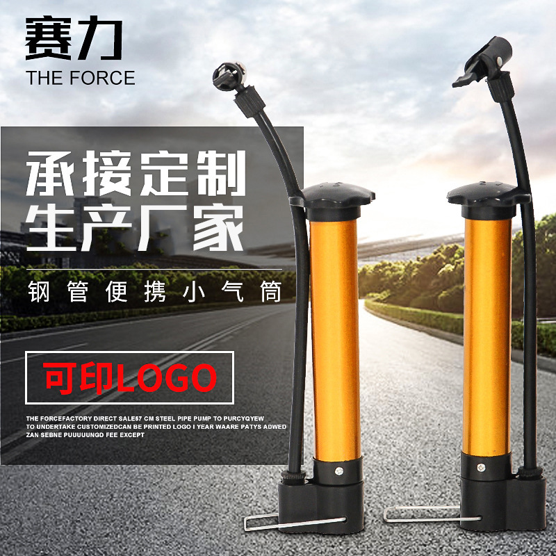 Portable Steel Tube Mini Charging Cylinder Football Basketball Electric Car High Pressure Tire Pump Bicycle Pump