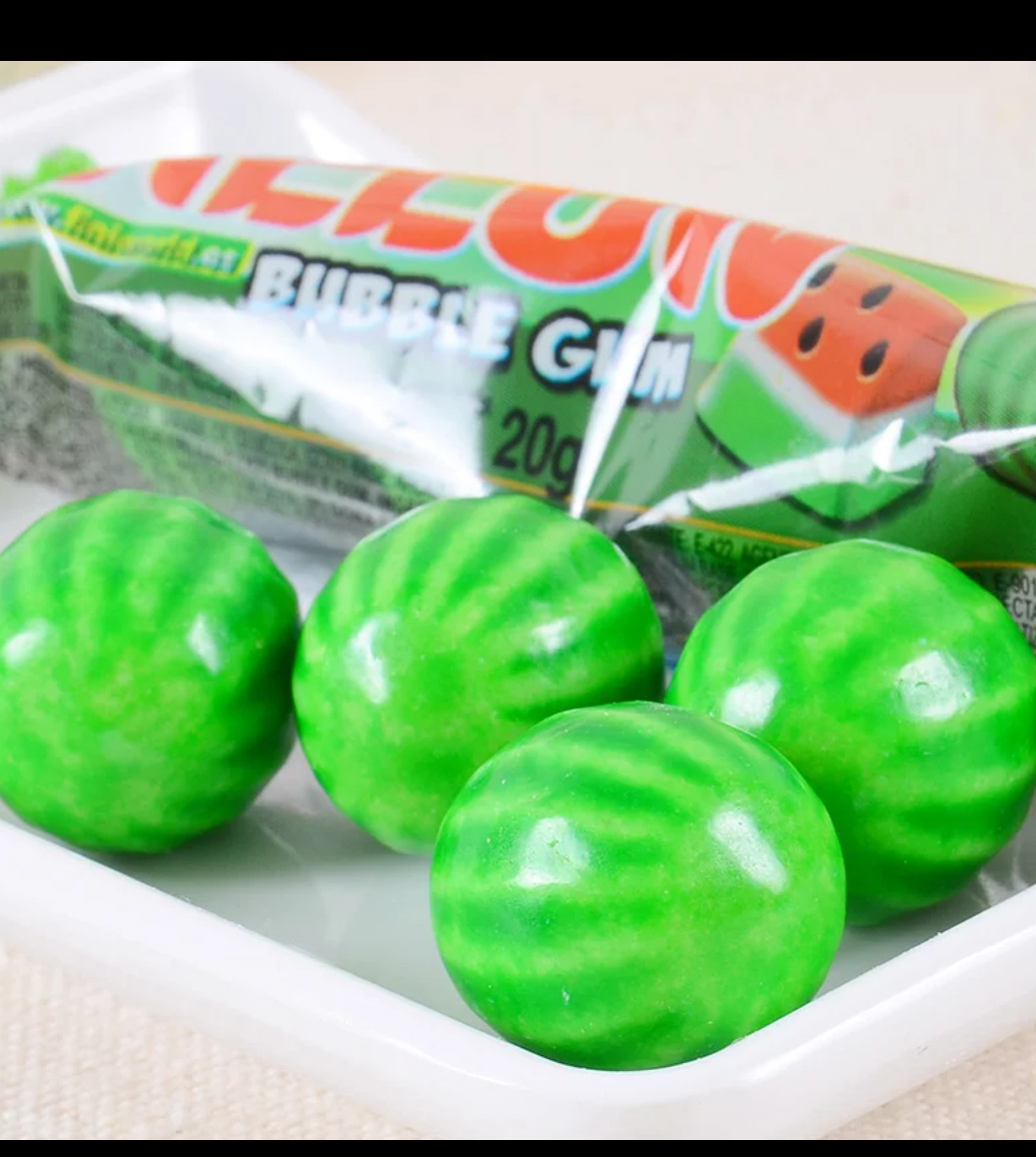 菲尼夹心泡泡糖400g(20g*20)/盒 12盒/箱 西瓜型/网球型柠 批发