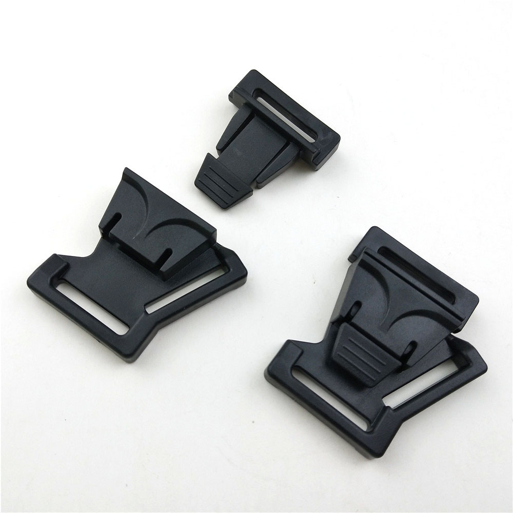 厂家直销头盔用塑料扣三角织带插扣安全帽卡扣可定制颜色