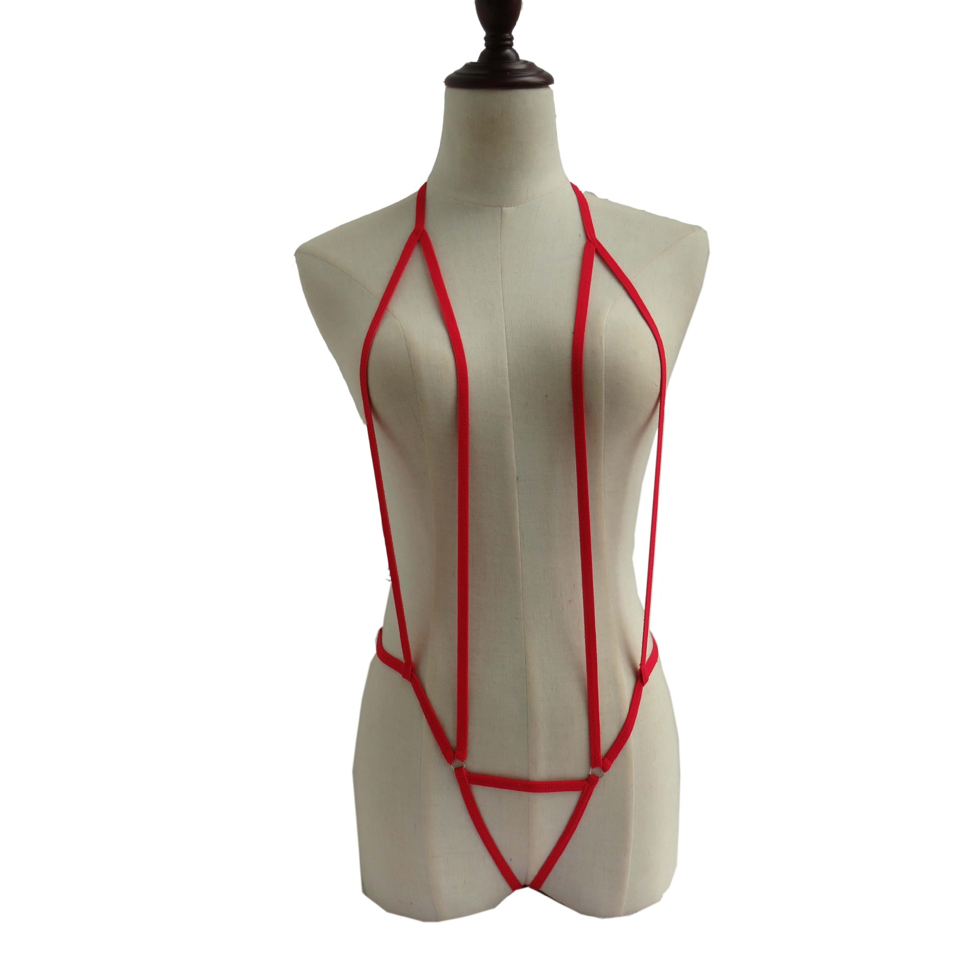 跨境情趣睡衣性感情趣内衣ebay速卖通三点式比基尼真人诱惑套装