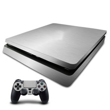 ps4 slim 金属电镀拉丝贴膜 贴纸 机身贴 排气纹 各种颜色材料