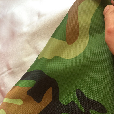 雨伞布料迷彩涂银420d牛津布 户外遮阳帐篷布防水迷彩印花涂银